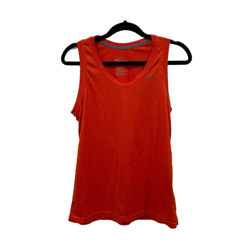 Women’s Nike Drifit Regular Size Large L Orange Tank Top